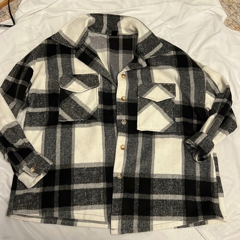 Black and White Shacket!